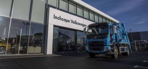 commercial waste collection at Inchcape Volkswagen