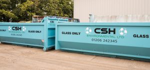 commercial glass skip hire