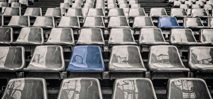 Artistic shot of Stadium Seats